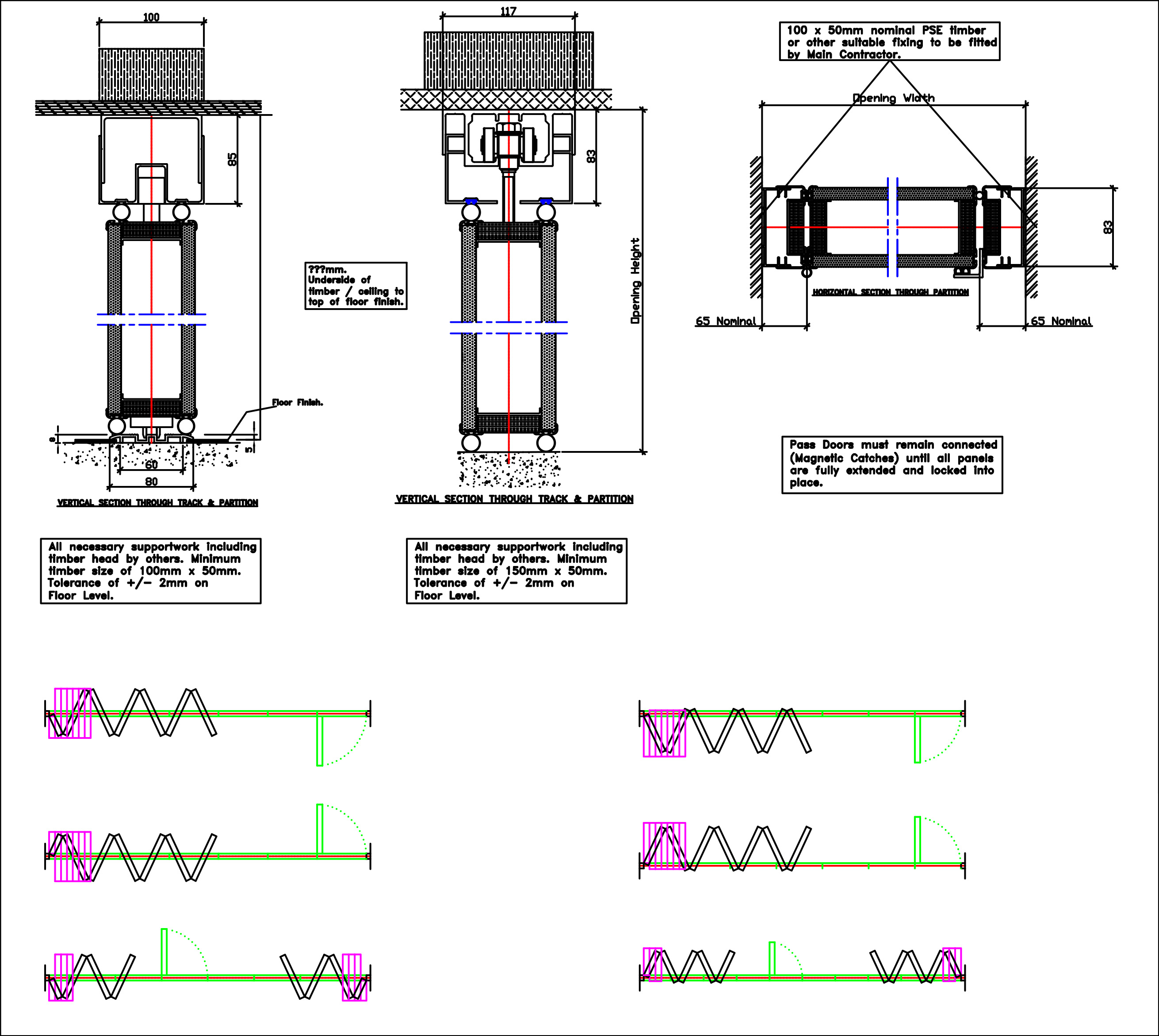 Sliding Walls, Sliding Wall Partitions and Room Dividers System